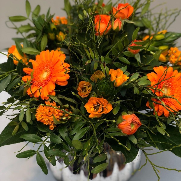 Blumenstrauß - orange Bild 2